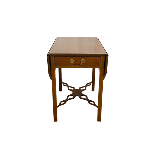 Kittinger CW160 1754 Chippendale Reproduction Drop-Leaf End Table