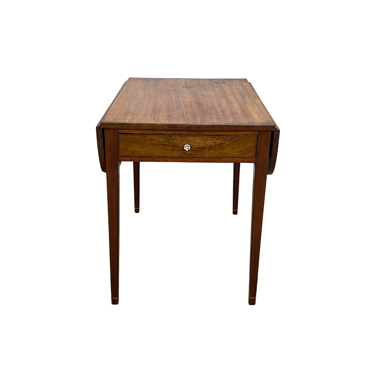 18th Century String Inlaid Drop Side Table
