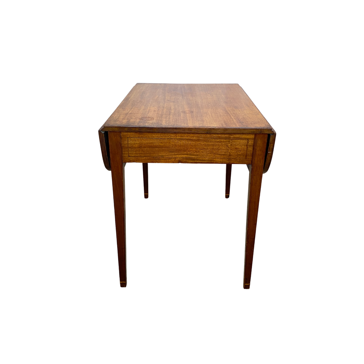 18th Century String Inlaid Drop Side Table