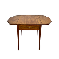 18th Century String Inlaid Drop Side Table