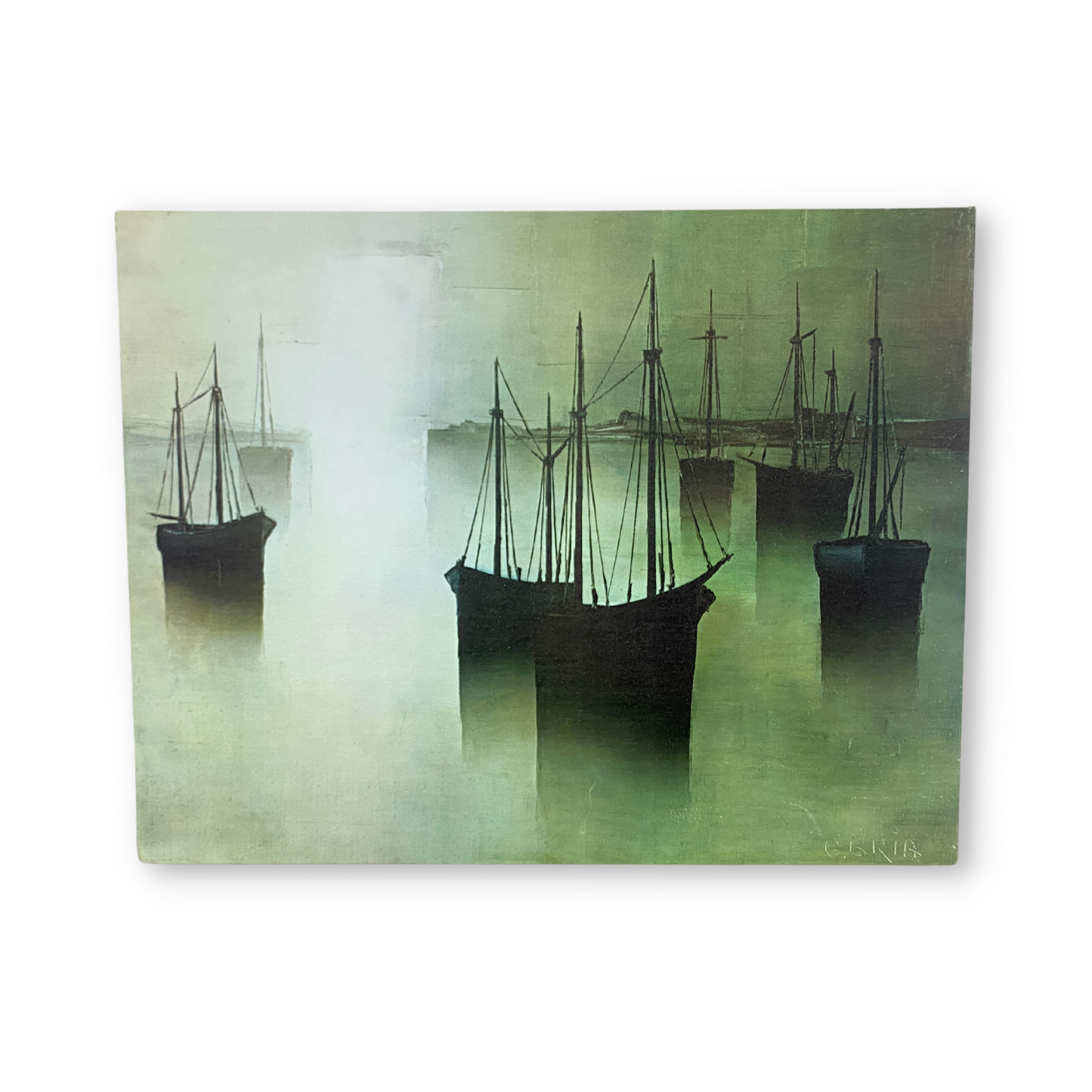 Gilbert Bria Ghost Ship Print on Canvas