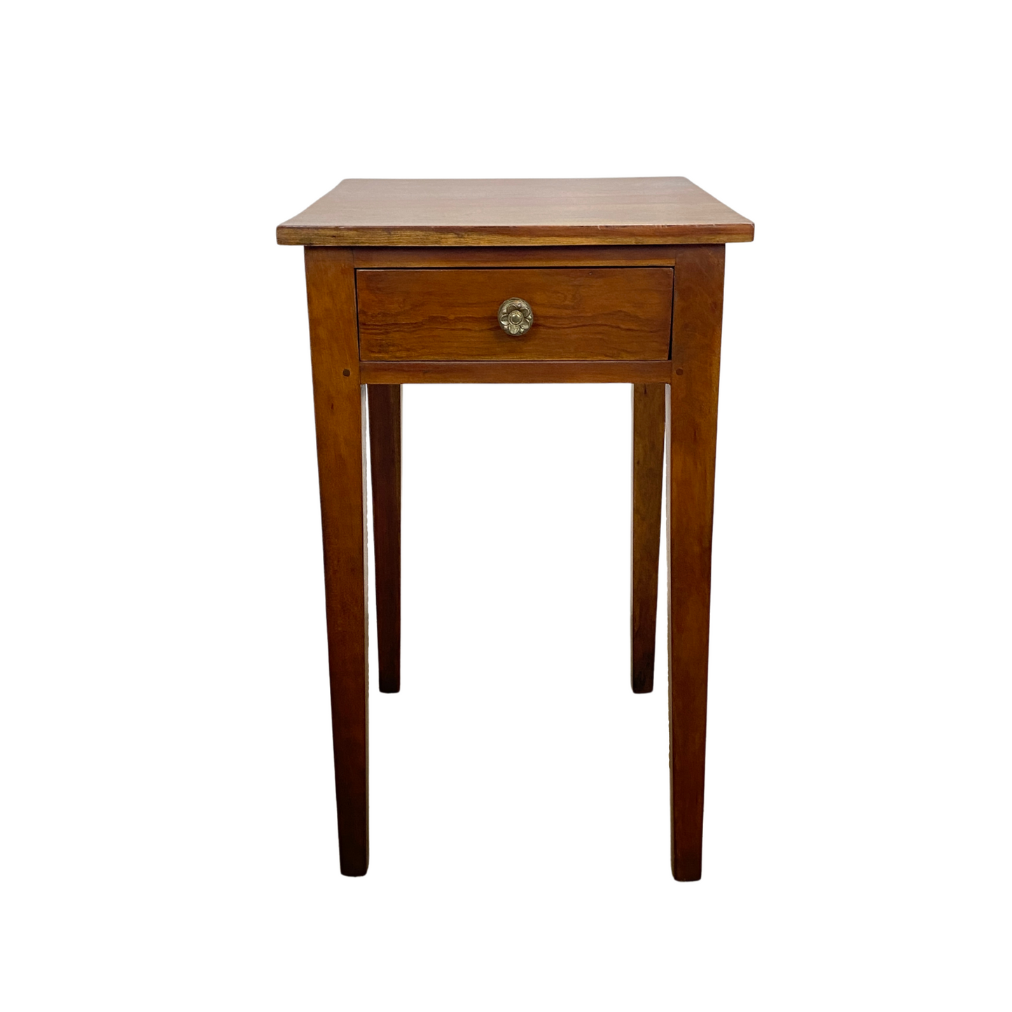 Antique Walnut Pegged Work Table / Night Stand