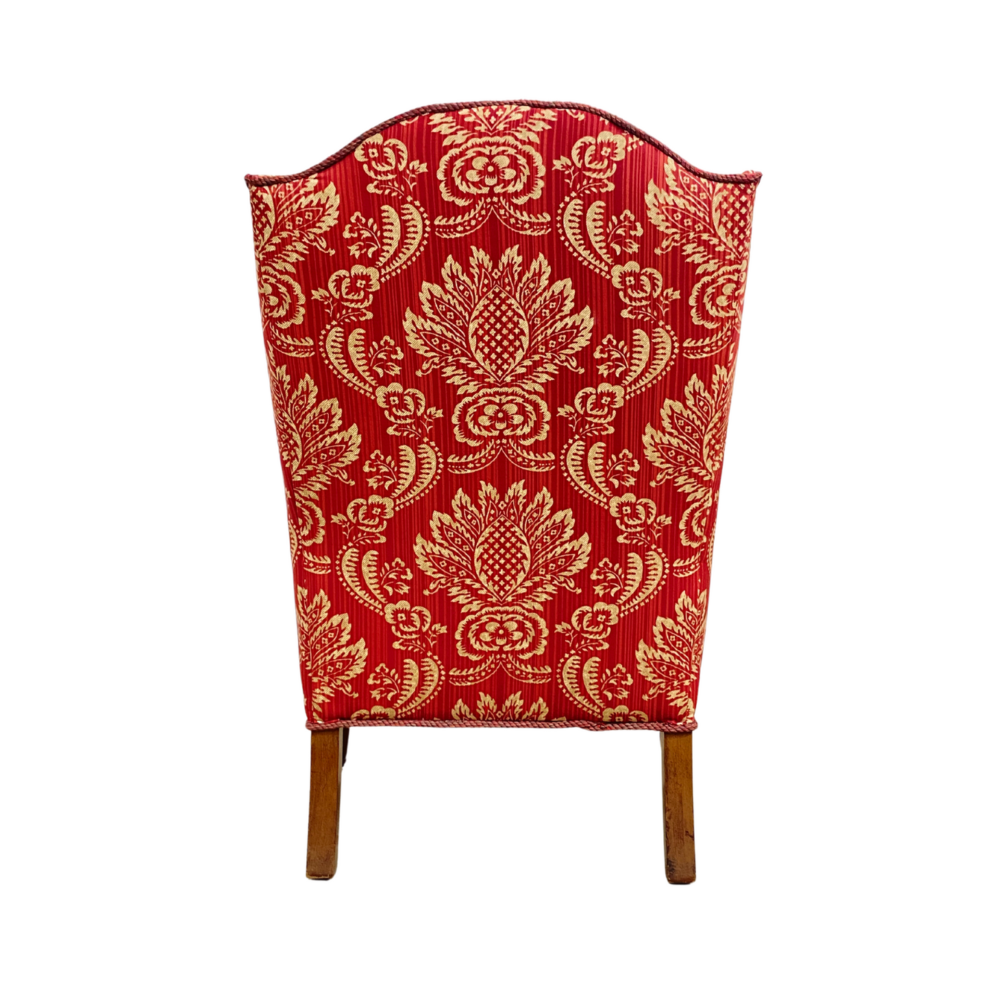 Queen Anne Williamsburg Down Cushion Wingback Chair