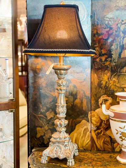 Decorator Lamp w/ Corded Shade