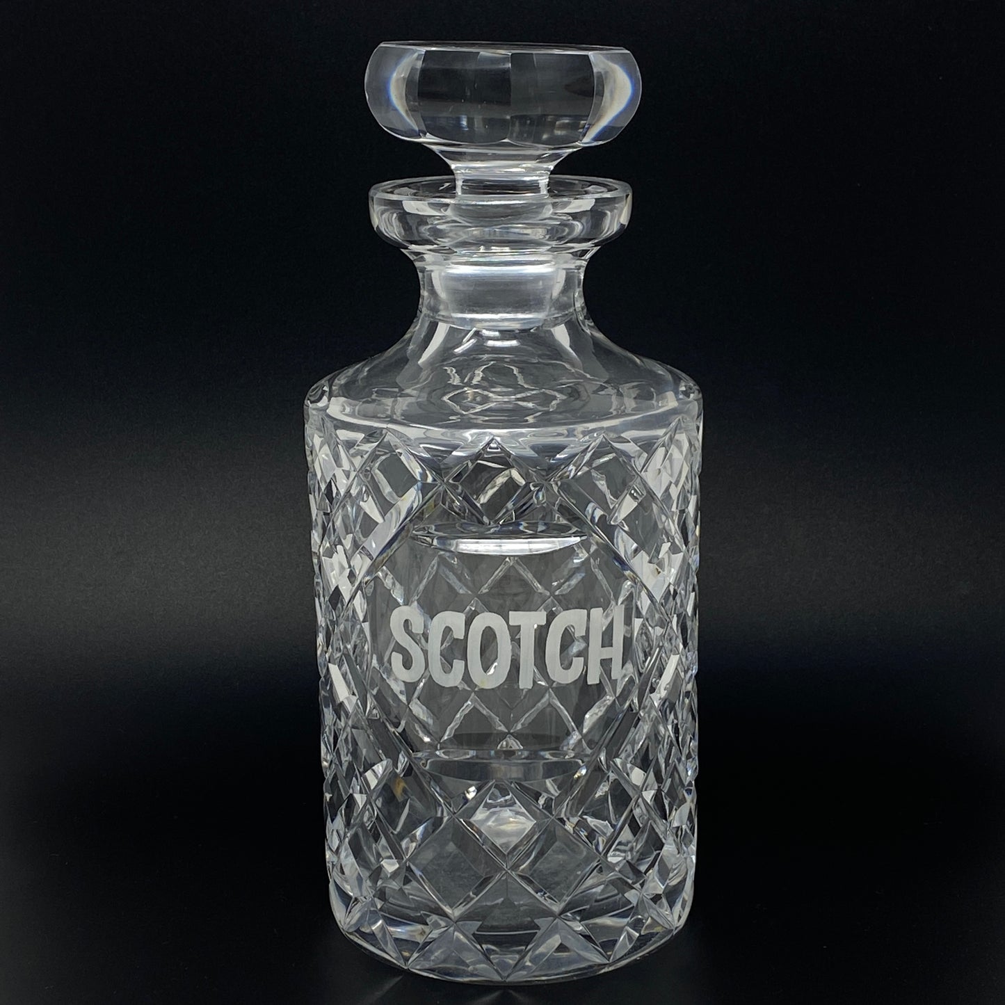Vintage Crystal Scotch Decanter