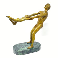 B. Millnef "Joy" Bronze Sculpture on Marble