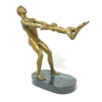 B. Millnef "Joy" Bronze Sculpture on Marble