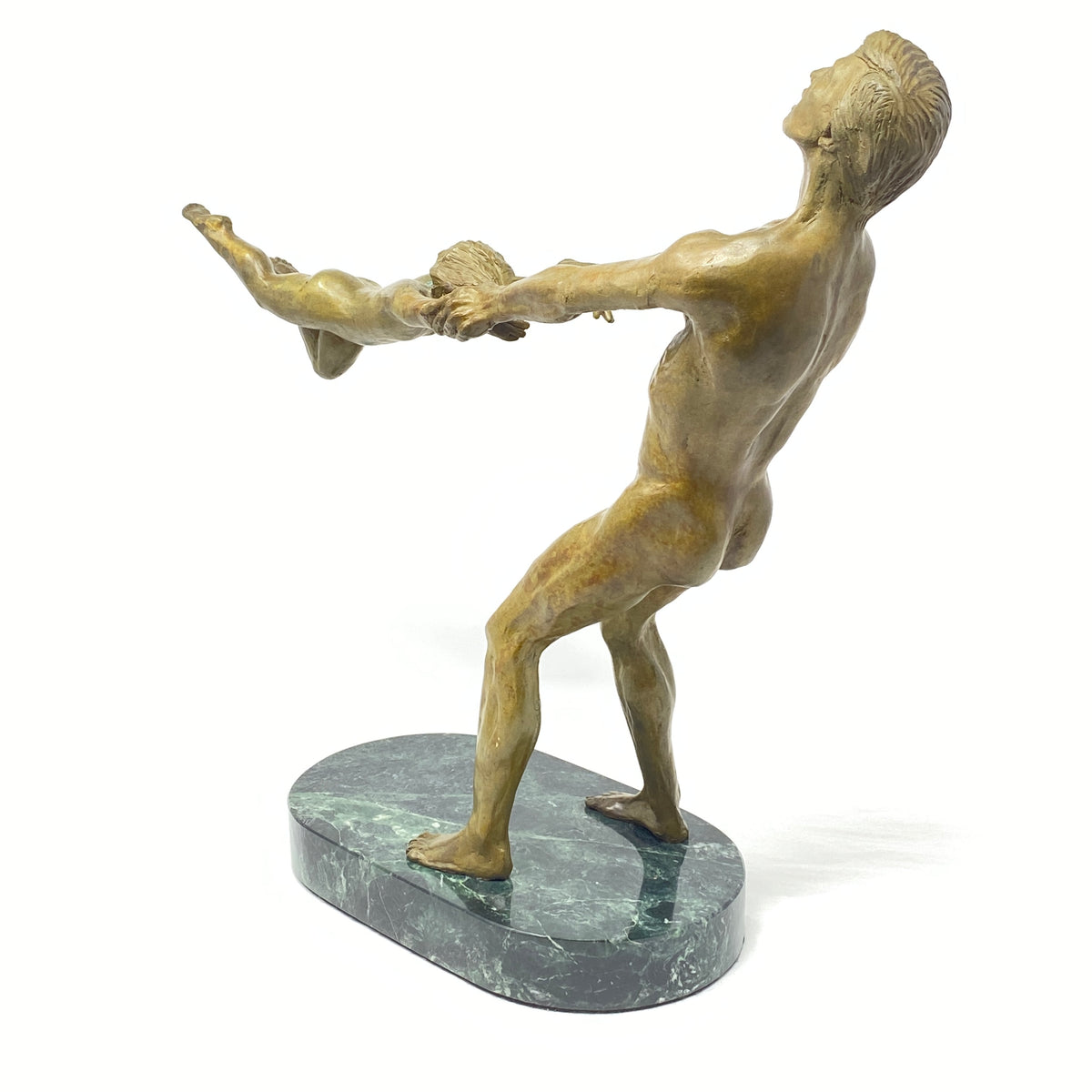 B. Millnef "Joy" Bronze Sculpture on Marble