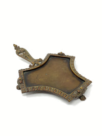 Antique Bronze Handled Trivet/Plateau