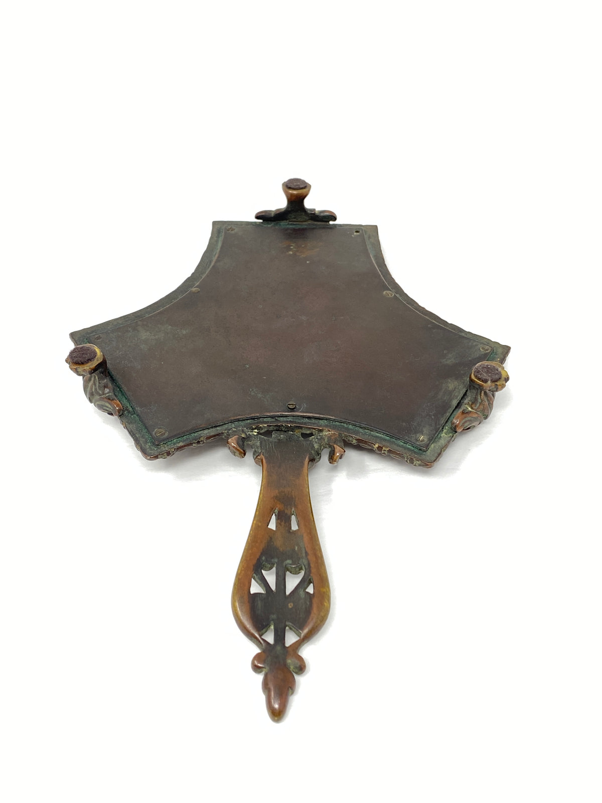 Antique Bronze Handled Trivet/Plateau