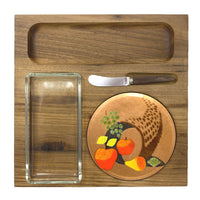 Ernest John Sohn Walnut Serving Board With Insert & Knife