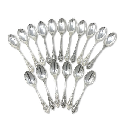 Lunt Eloquence Sterling 72pc Flatware Set - Service For 12