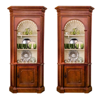 Pair of Habersham Plantation Corporation Living Room Preston Corner Cabinets