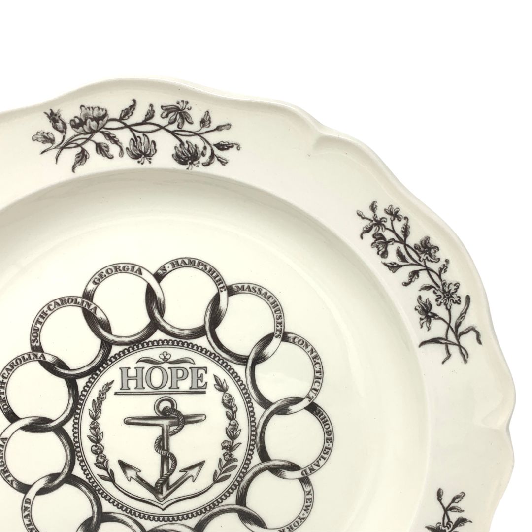 Wedgwood Williamsburg Rhode Island Plates (6)