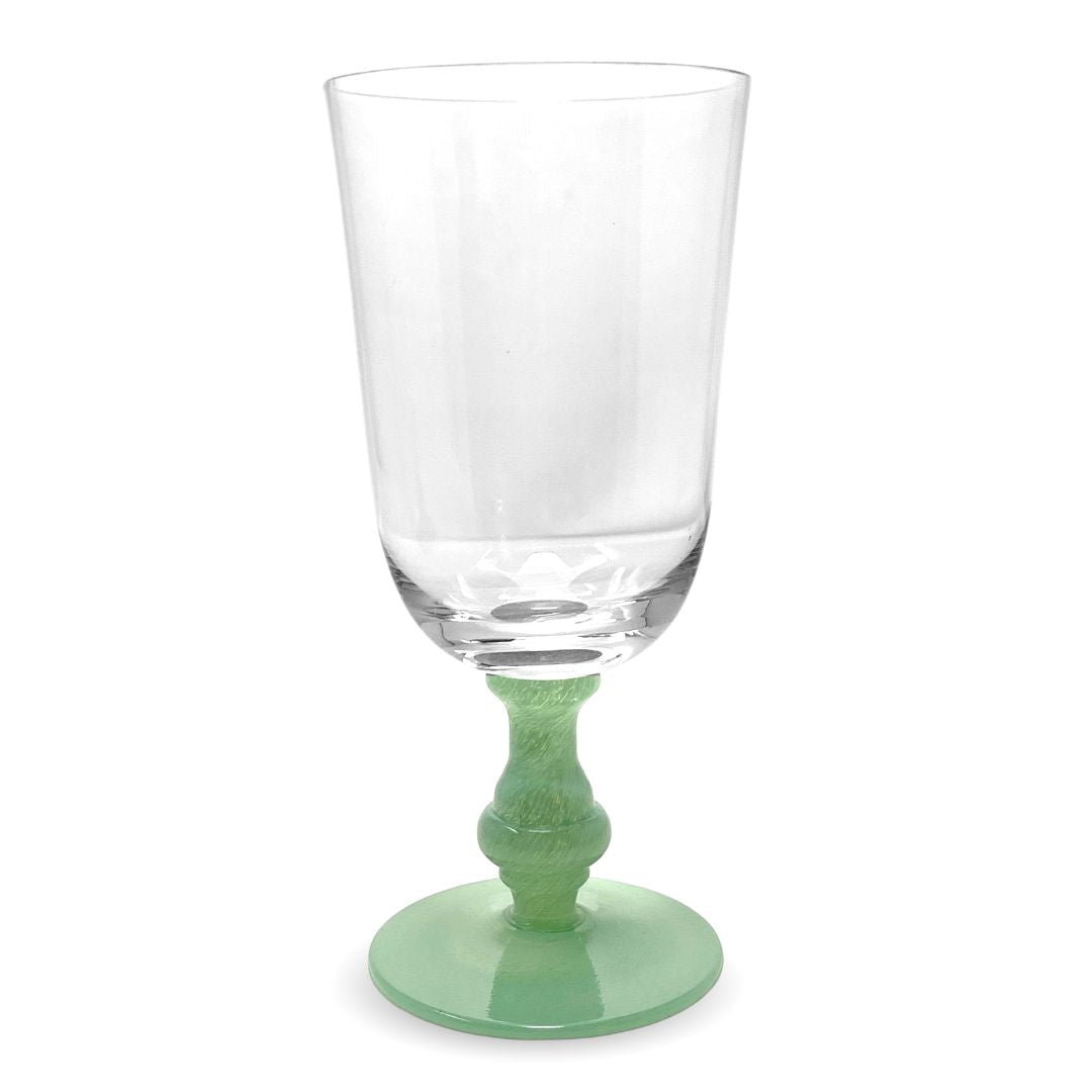 Villeroy & Boch Isabelle Green 7 7/8" Stem Goblets (10)