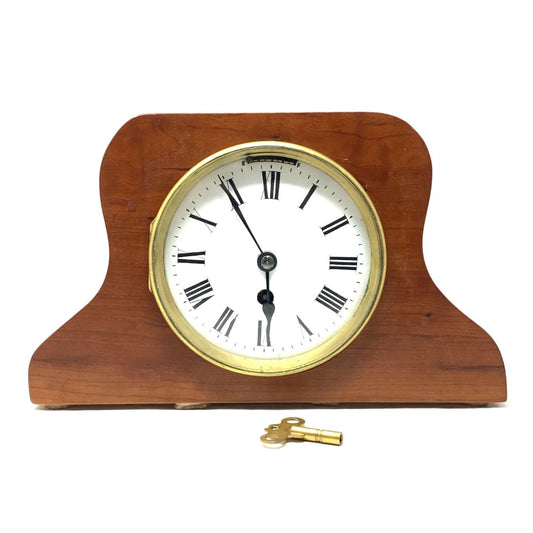 Vintage Custom Maple Mantle Clock