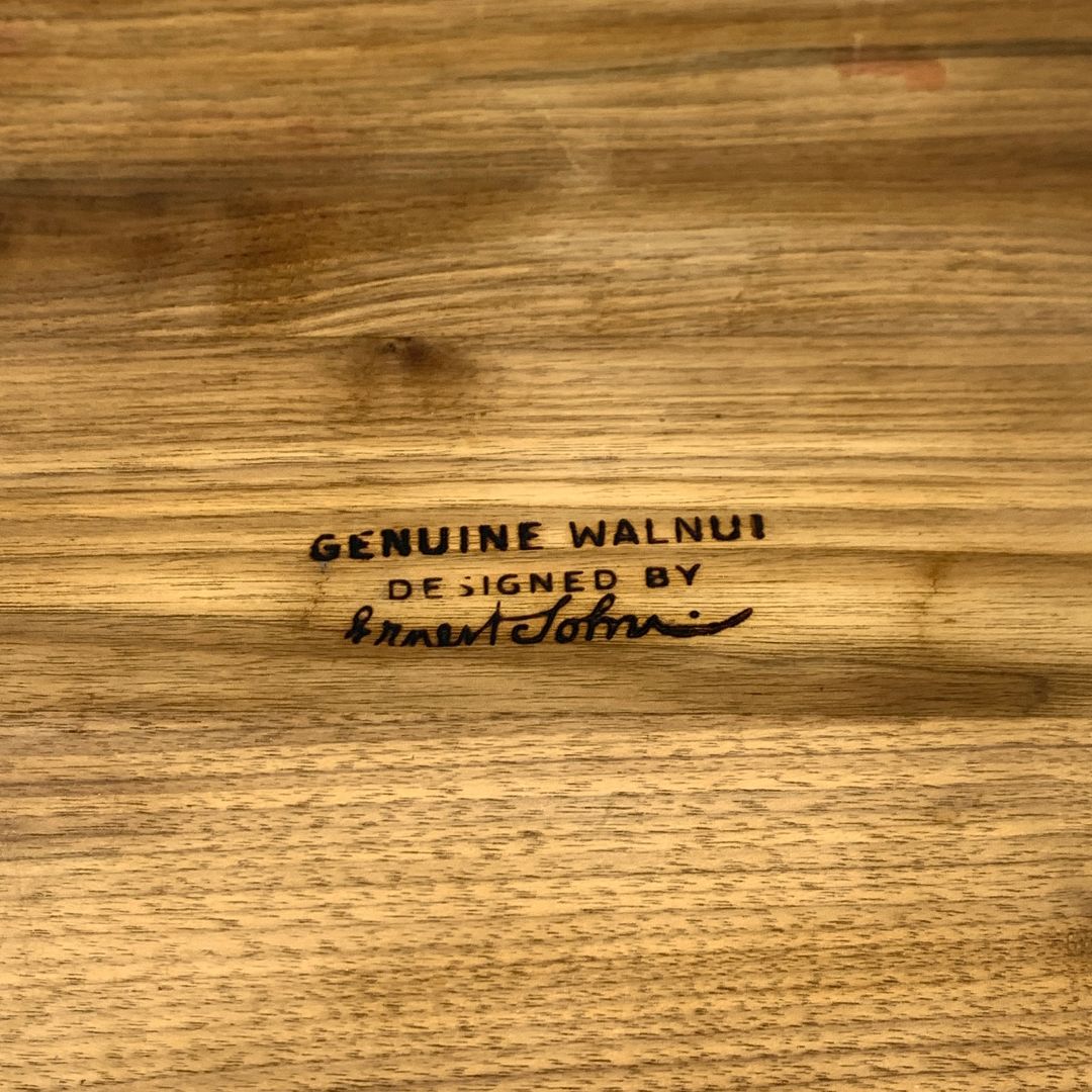 Ernest John Sohn Walnut Serving Board With Insert & Knife