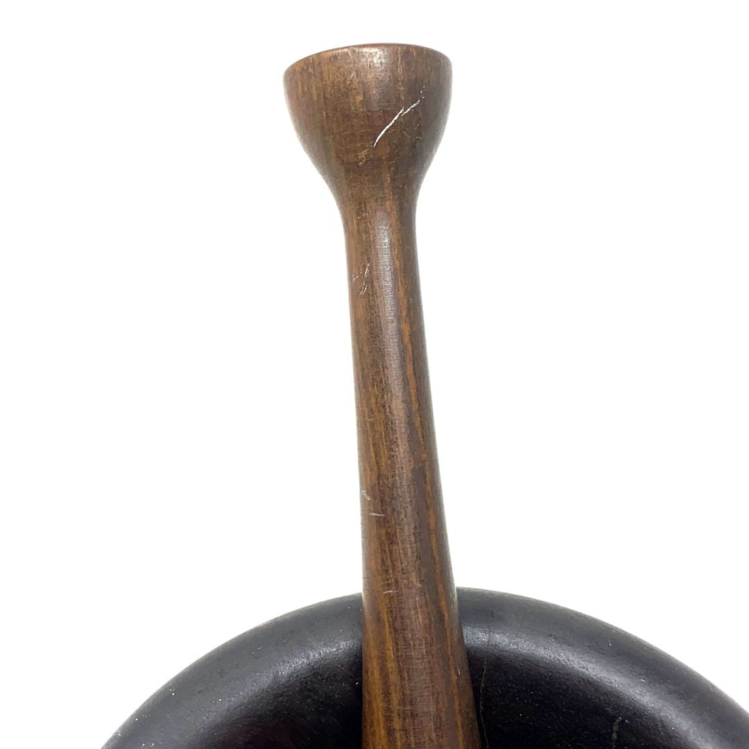 Antique Rosewood Mortar & Pestle