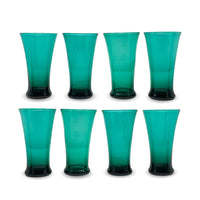 Royal Leerdam Williamsburg CW5T Emerald Iced Tea Glasses (8)