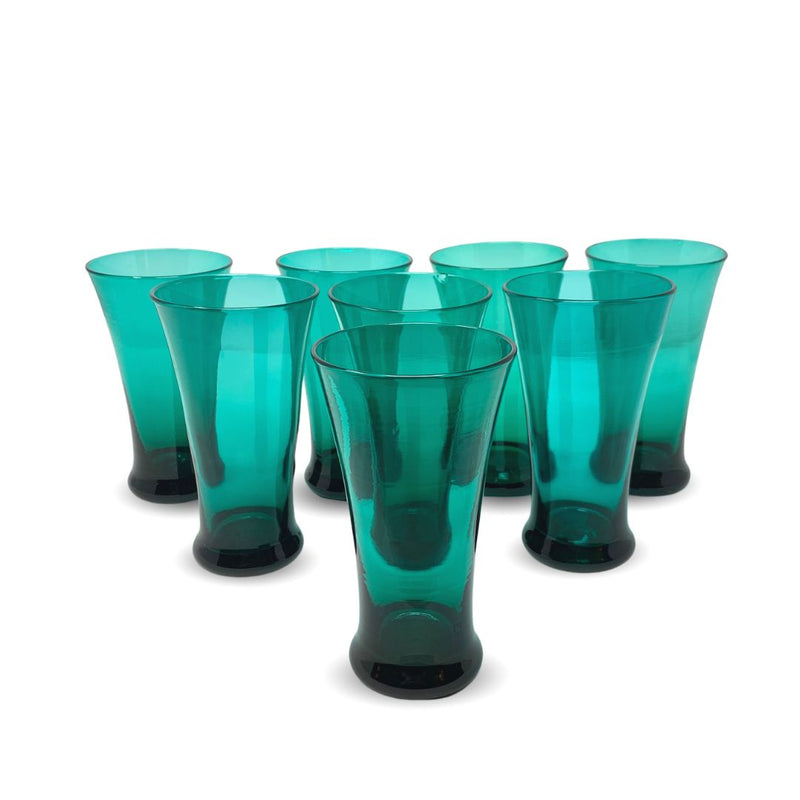 Royal Leerdam Williamsburg CW5T Emerald Iced Tea Glasses (8)