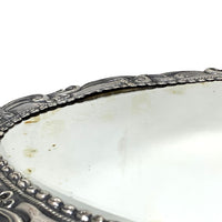 Peruvian Vintage Sterling Mirrored Plateau Set (2)