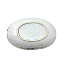 Japanese Porcelain Painted Oval Bird Bowl