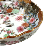 Japanese Porcelain Painted Oval Bird Bowl