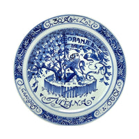 Delft 1909 Crown Princess Juliana Birth Commemorative Plate