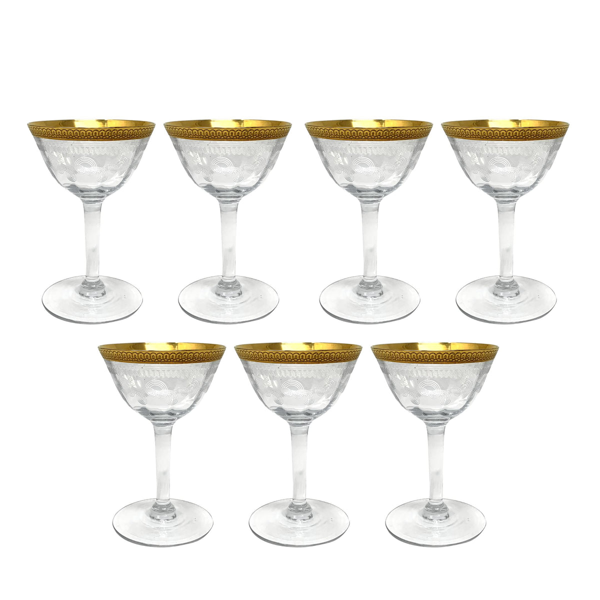 Tiffin-Franciscan 14196-6 Liquor Cocktail Glasses (7)