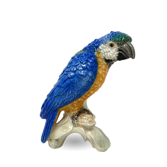 Goebel #CW79 1967 Blue/ Green Macaw Parrot Figurine