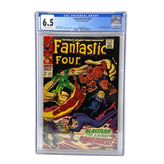 Marvel Comics 1967 Fantastic Four #63 CGC - 6.5