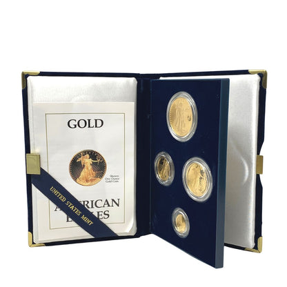 1990 Gold Eagle 4 Coin Proof Set