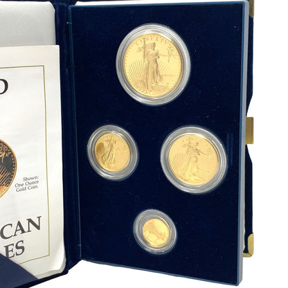 1990 Gold Eagle 4 Coin Proof Set