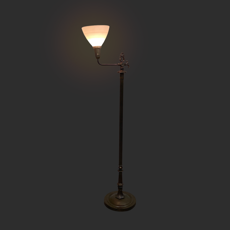 Vintage Brass Floor Lamp