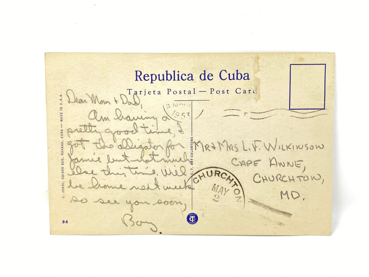 Vintage Havana Cuba Postcard Booklet & Postcards