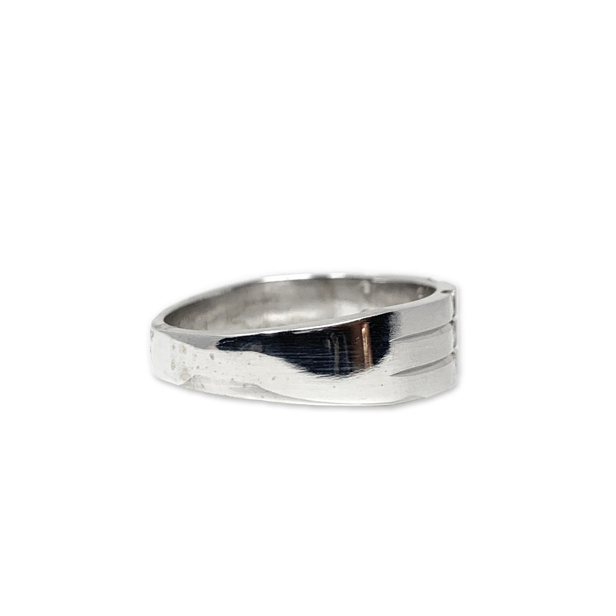 10K White Gold Zales Men's Diamond Band/ Ring