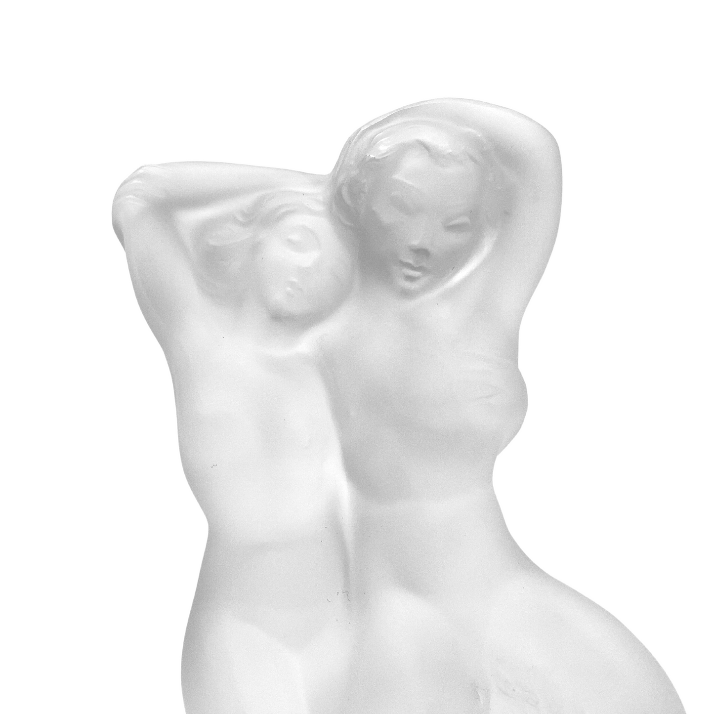 Lalique "La Faune" Nude Lovers Crystal Figurine