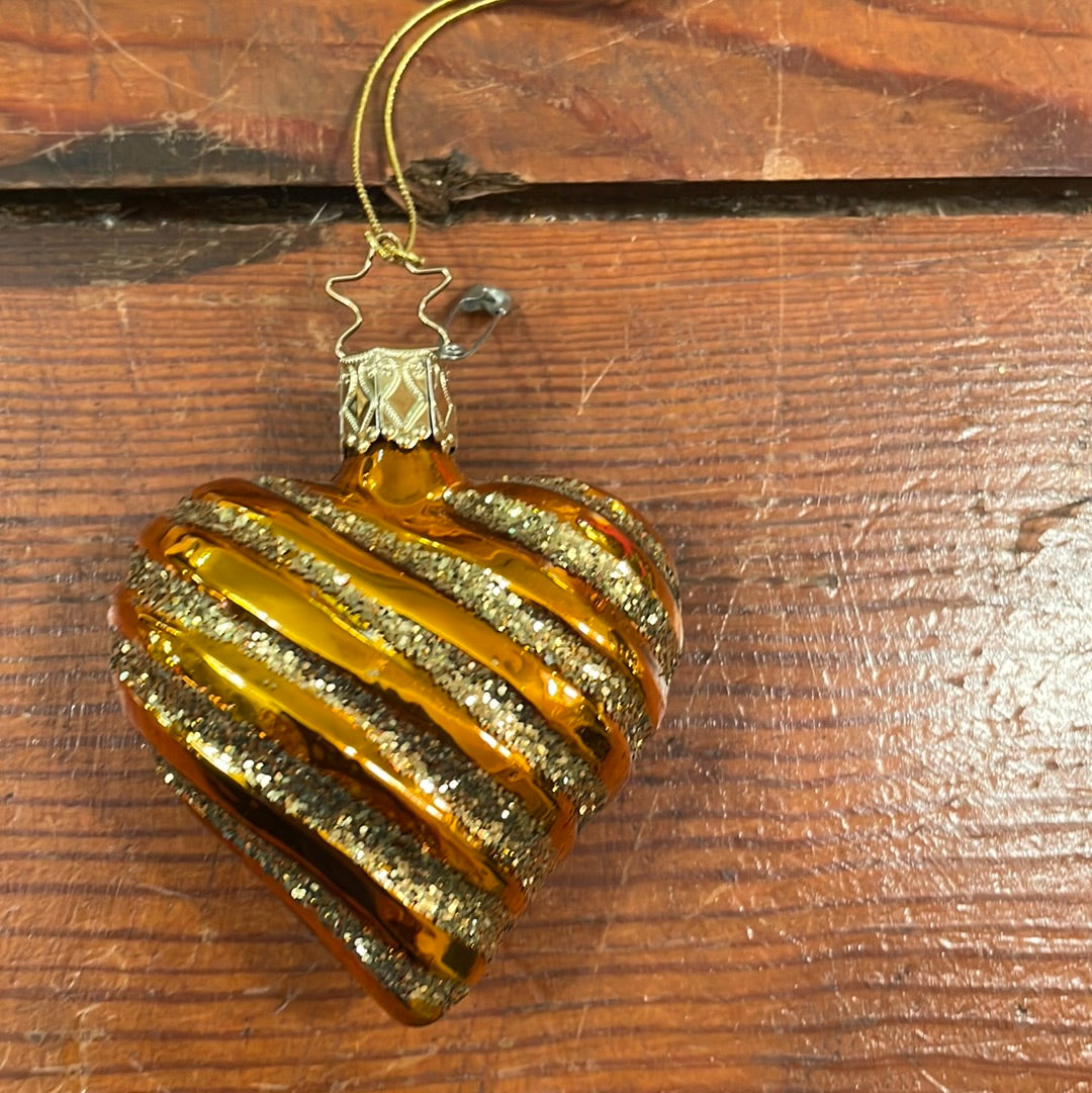Inge Glass Heart Ornament