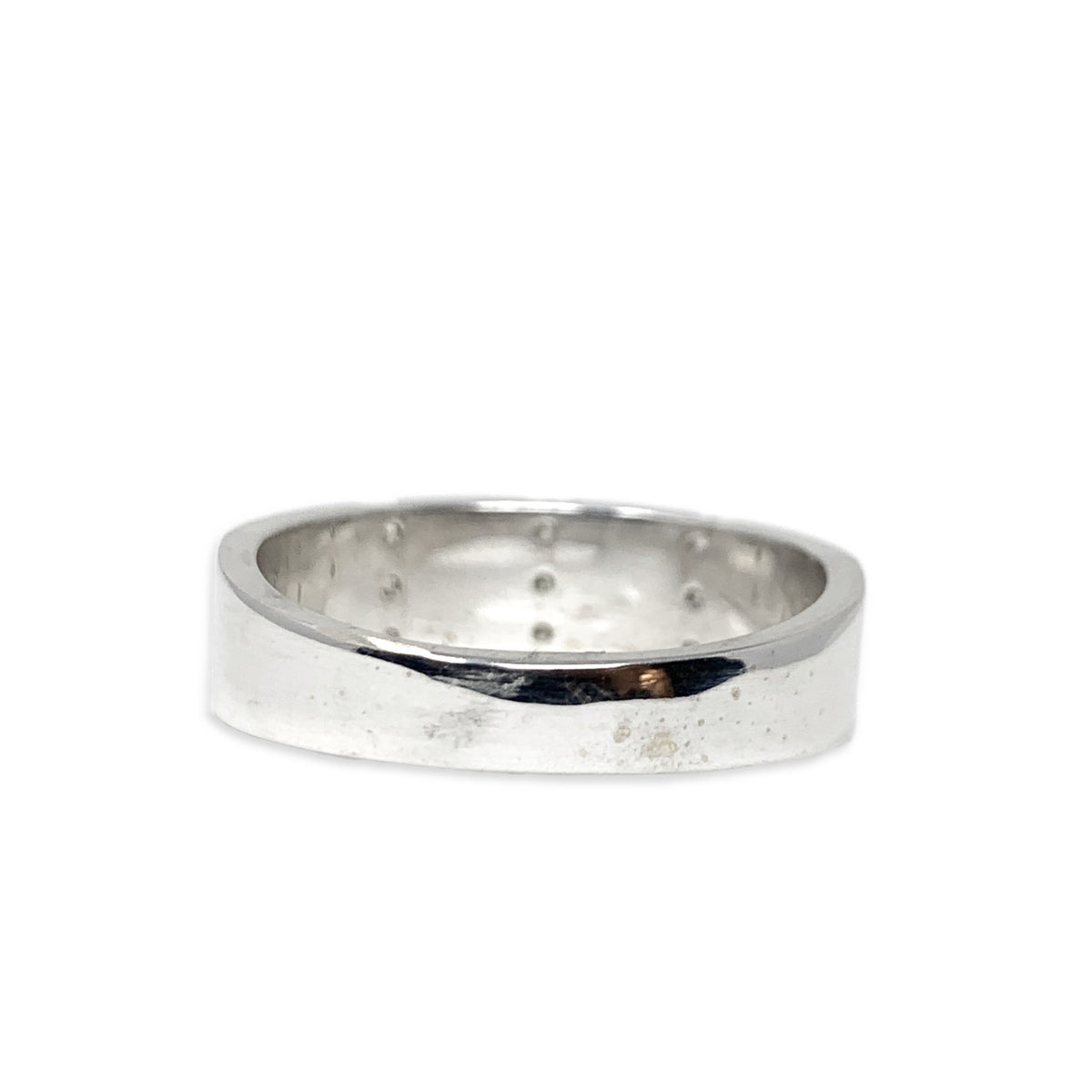 10K White Gold Zales Men's Diamond Band/ Ring