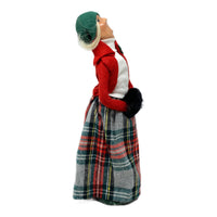 Byers Choice Caroler Woman W/ Muff & Skirt