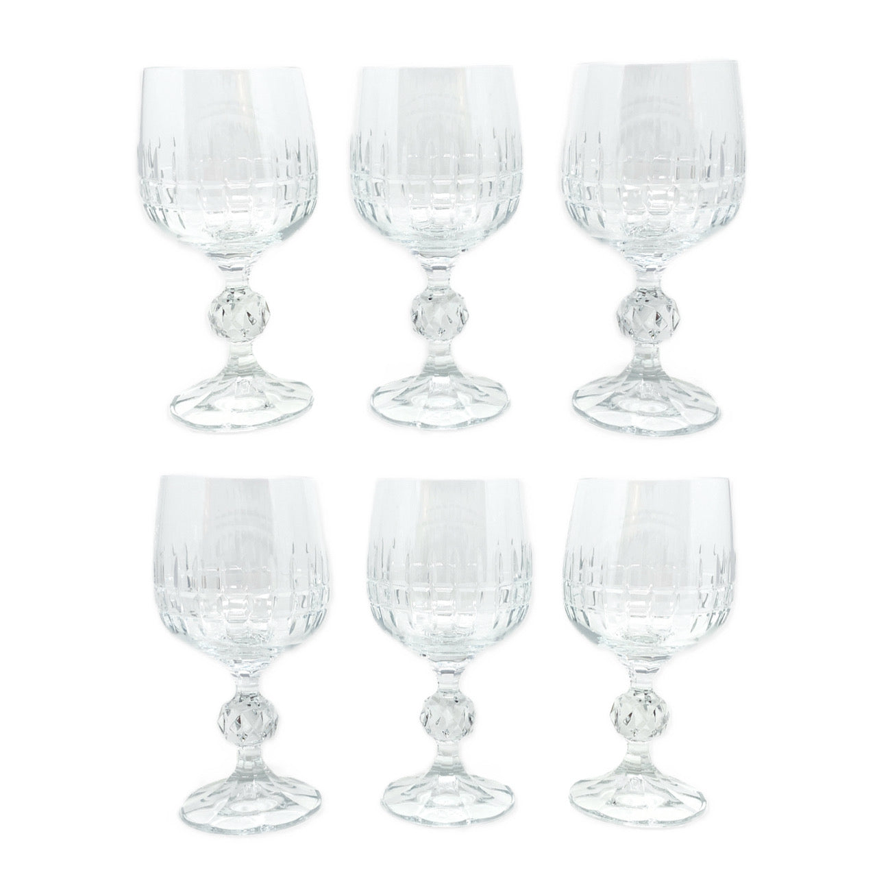 Bohemia "Belfast" Fine Lead Crystal Wine Glasses (6)
