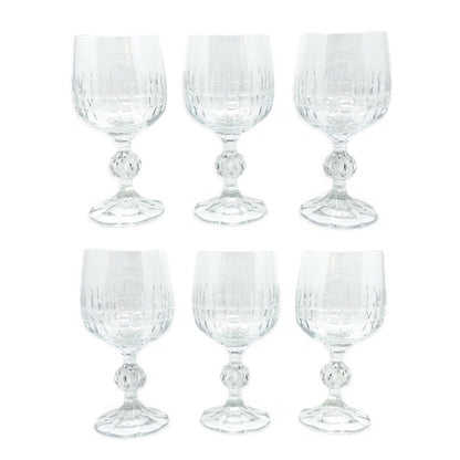 Bohemia "Belfast" Fine Lead Crystal Wine Glasses (6)