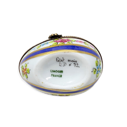 Limoges Hand Painted Egg Box
