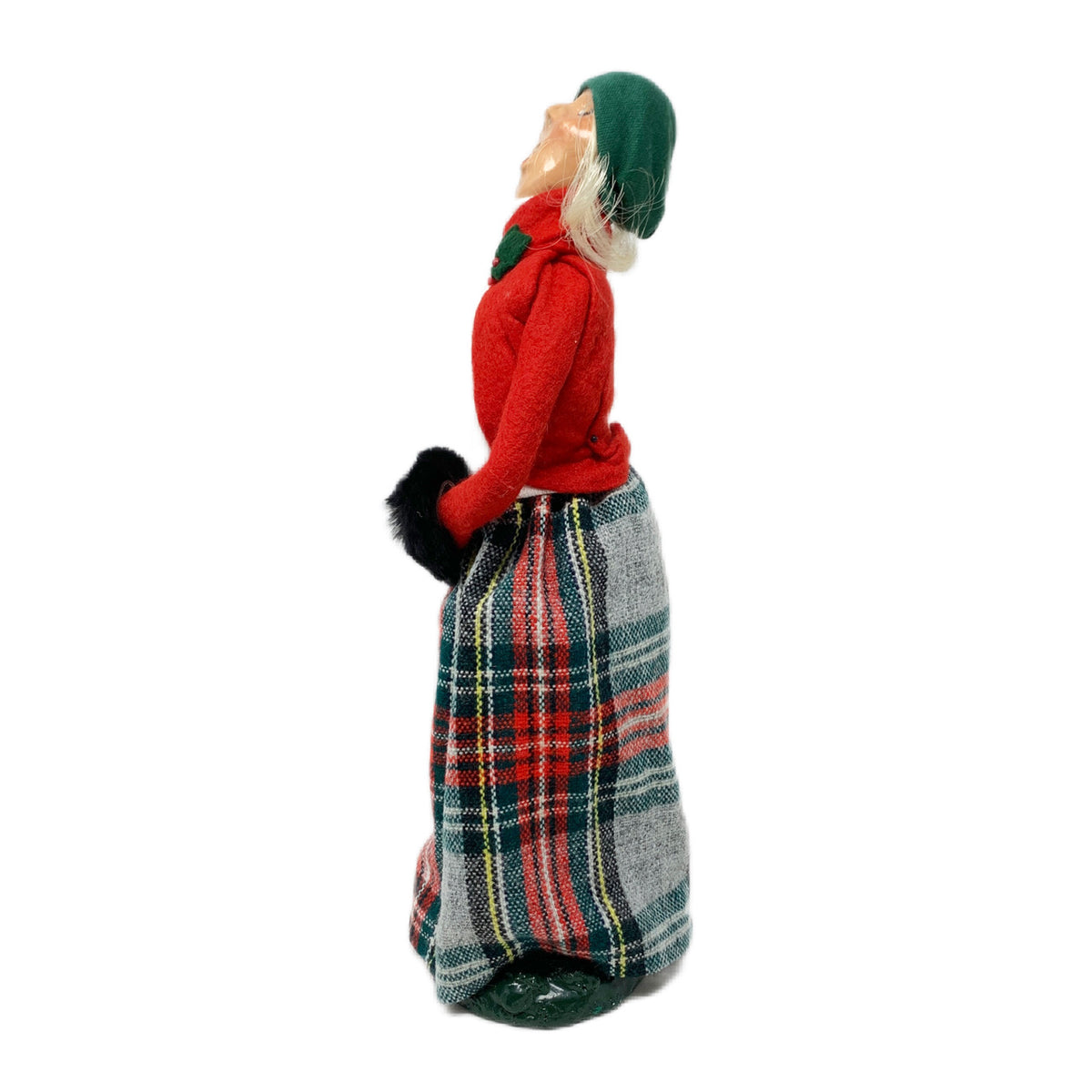 Byers Choice Caroler Woman W/ Muff & Skirt