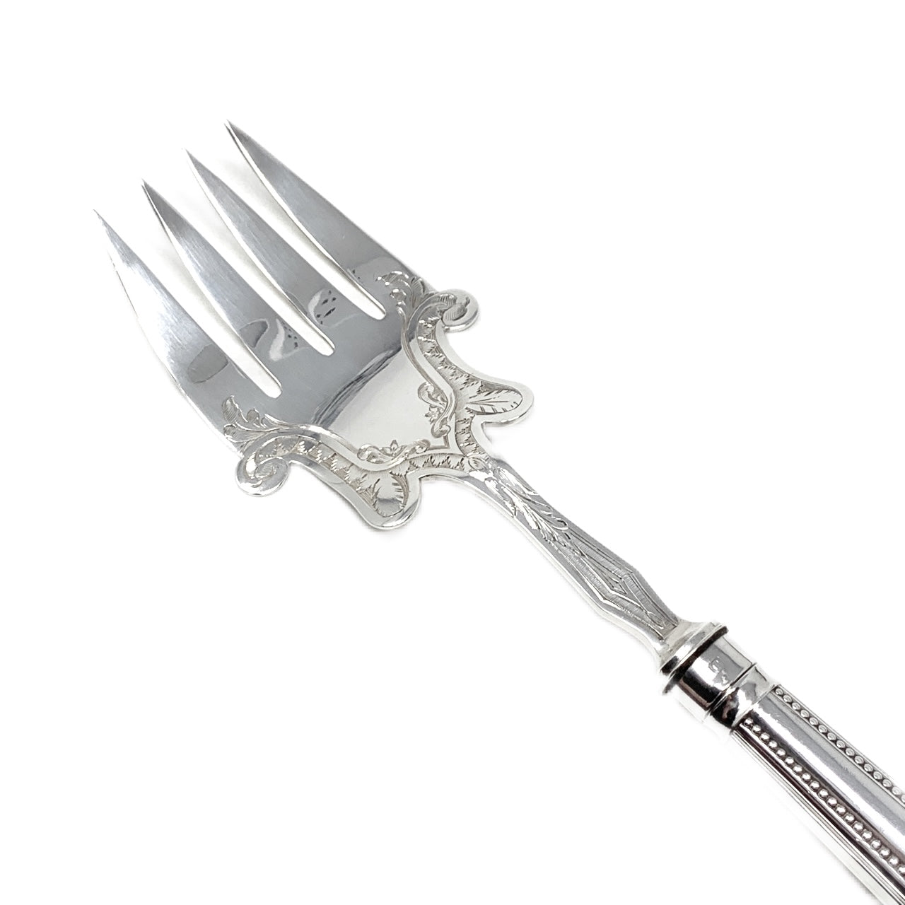 1863 Sheffield Sterling Fish Knife & Fork Set