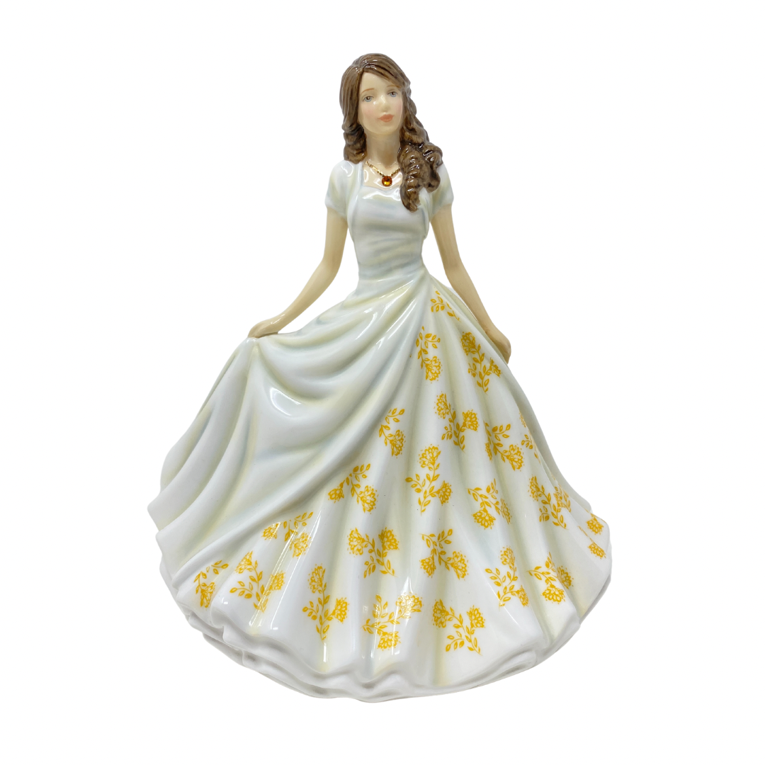 Royal Doulton London HN5907 Birthstones November - Topaz Figurine