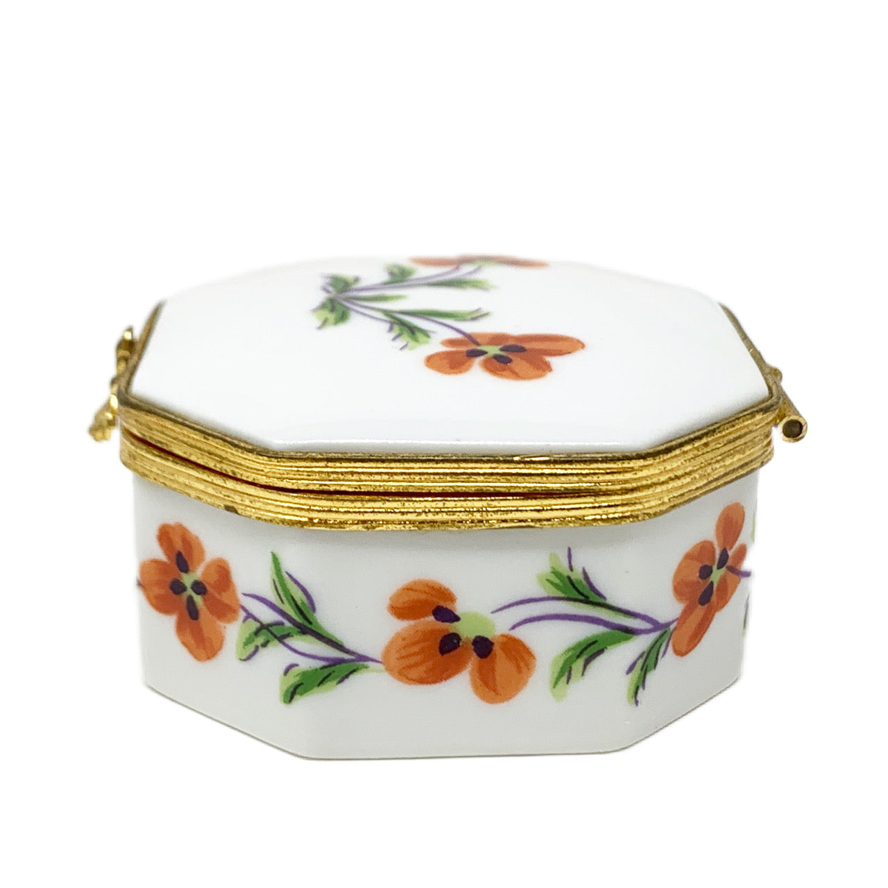 Limoges for Tiffany & Co. Tiffany Poppies Trinket Box