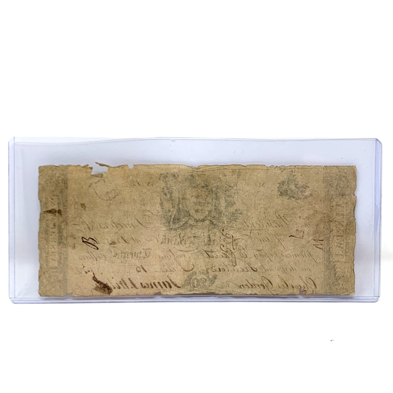 1812 $20 Trenton NJ State Bank Obsolete Currency