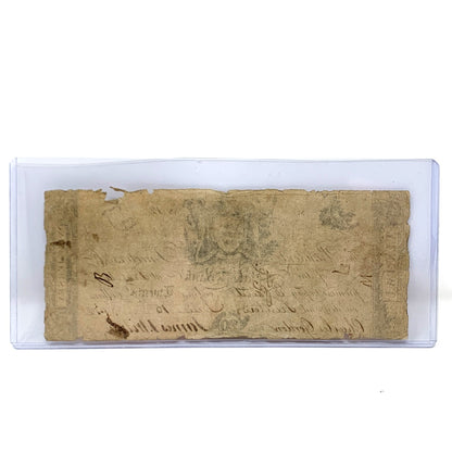 1812 $20 Trenton NJ State Bank Obsolete Currency