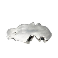 Vintage Sterling Silver Three Frogs Figurine